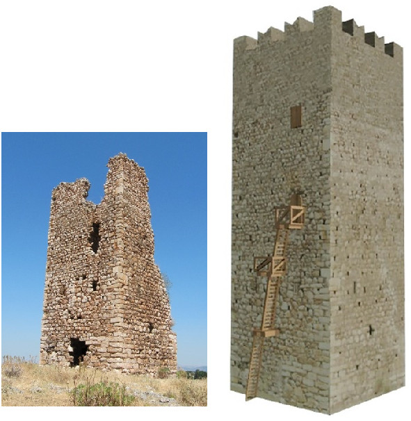 3D reconstruction of the Frankish tower at Haliartos